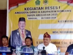 Ginal Sambari Mulai Reses I di Tudameaso, Jaring Aspirasi untuk DPRD Konawe