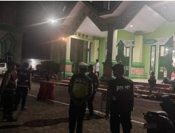 Jaga Kekhusyukan Ramadan, Polres Konawe Utara Perketat Pengamanan Salat Tarawih