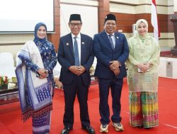 HUT ke-62 Sultra, Plt. Bupati Koltim Hadiri Rapat Paripurna DPRD Provinsi