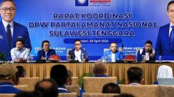 Pimpin Rakorwil, Yusran Akbar Instruksikan Kader PAN Sultra Solid dalam Satu Barisan