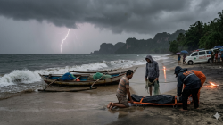 Tragedi di Pantai Tapularamo: Dua Nelayan Konawe Utara Tewas Tersambar Petir
