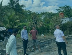 Anggota DPRD Konawe Kristian Tandabioh Salurkan Santunan untuk Korban Kebakaran di Desa Olua’ao